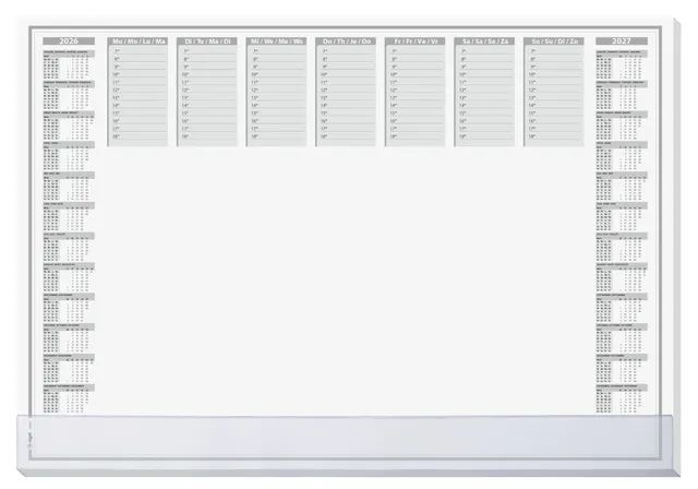 sigel-papier-schreibtischunterlage-protect-a2-kalender-2026-2027-40-blatt image 1