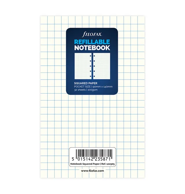 filofax-notebook-pocket-einlagen-kariert image 1