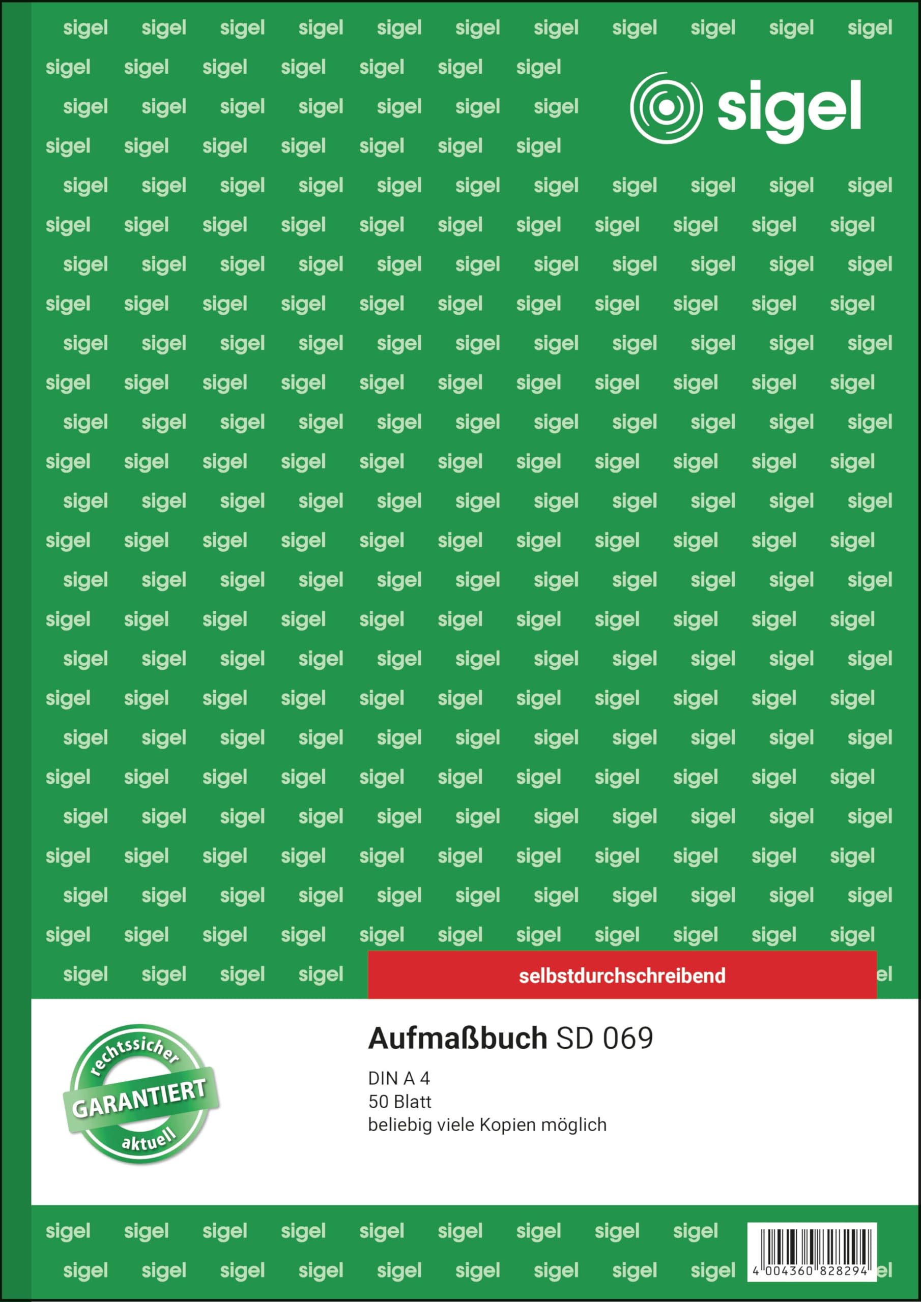 sigel-aufma-buch-a4-selbstdurchschreibend-50-blatt image 1