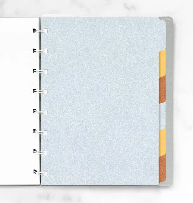 filofax-6er-notebook-trennbl-tter-metallic-a5 image 1