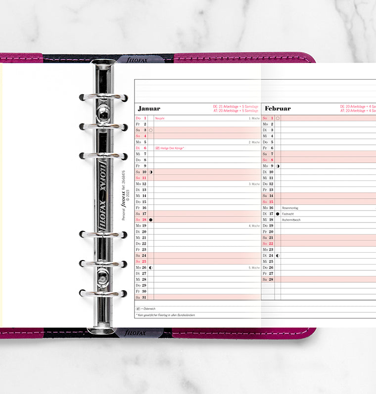 filofax-professional-jahresplaner-deutsch-2026-personal-leporello-einlage-zum-au image 2