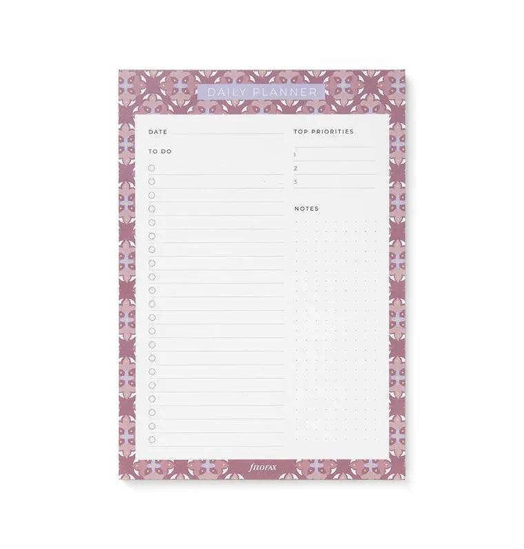 filofax-mediterranean-tages-planer-notizblock-mit-magnet image 1