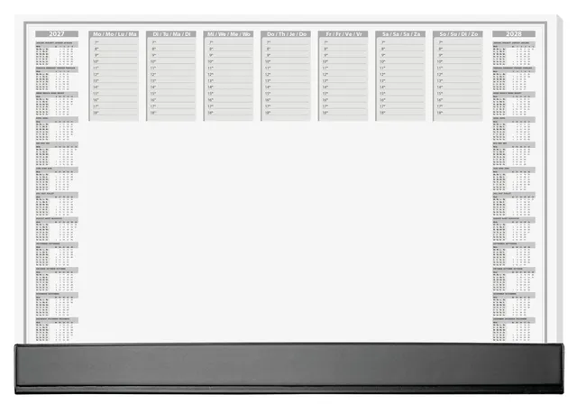 sigel-office-papier-schreibtischunterlage-din-a2-2027-2028-mit-schutzleiste-40-b image 1