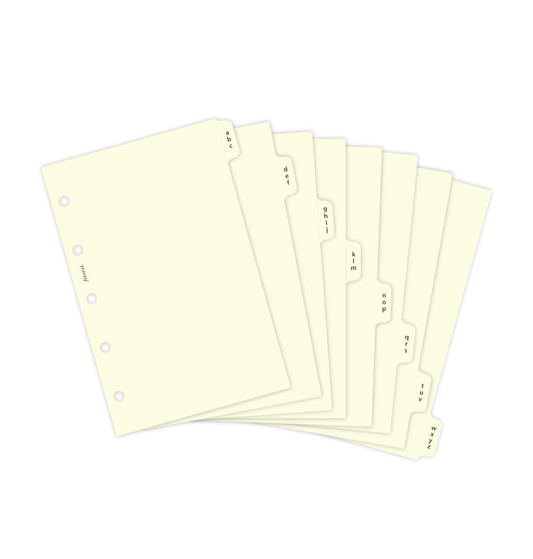 filofax-a-z-register-cotton-cream-mini-alphabet-trennbl-tter image 3