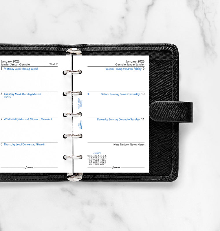 filofax-kalendereinlage-mini-2026-1-woche-2-seiten-multilingual image 2