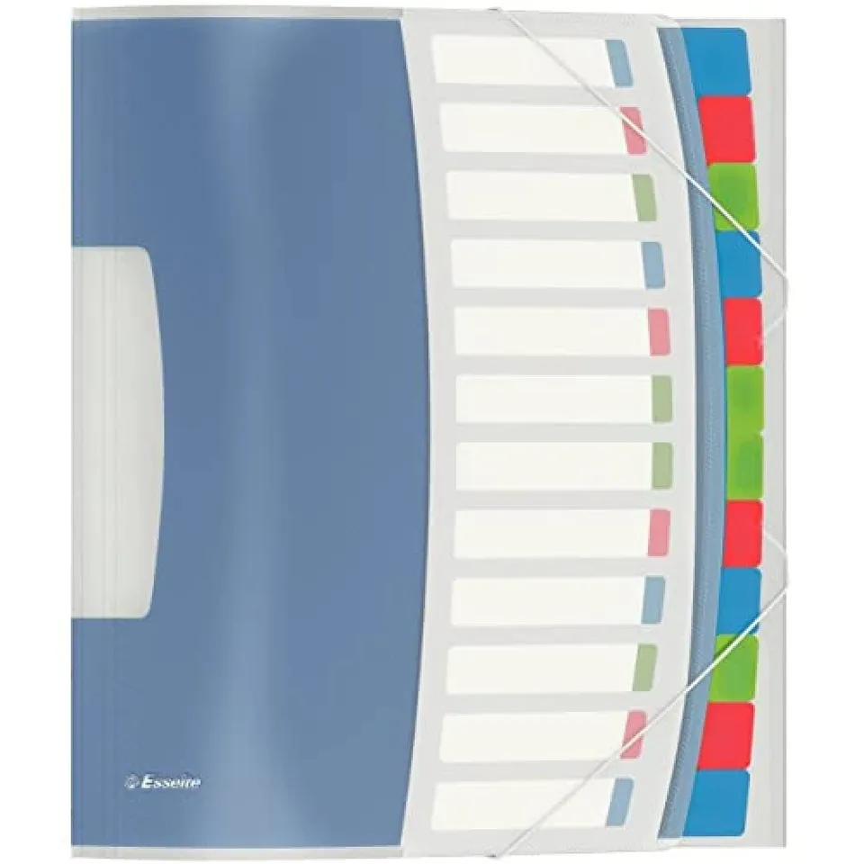 esselte-624030-ordnungsmappe-vivida-a4-pp-12-f-cher-mehrfarbig image 1
