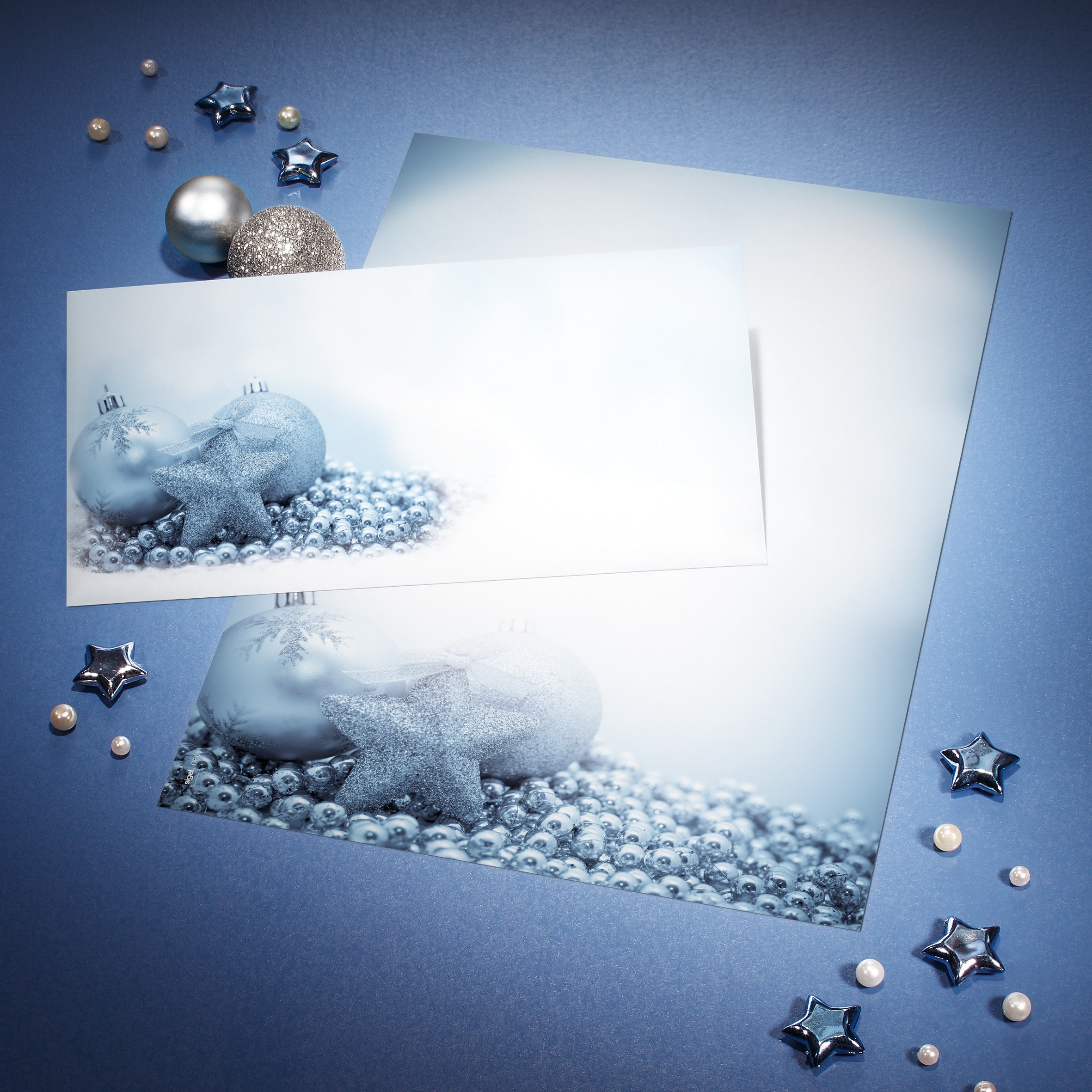 sigel-weihnachtsbriefpapier-blue-mystery-a4-100-blatt image 7