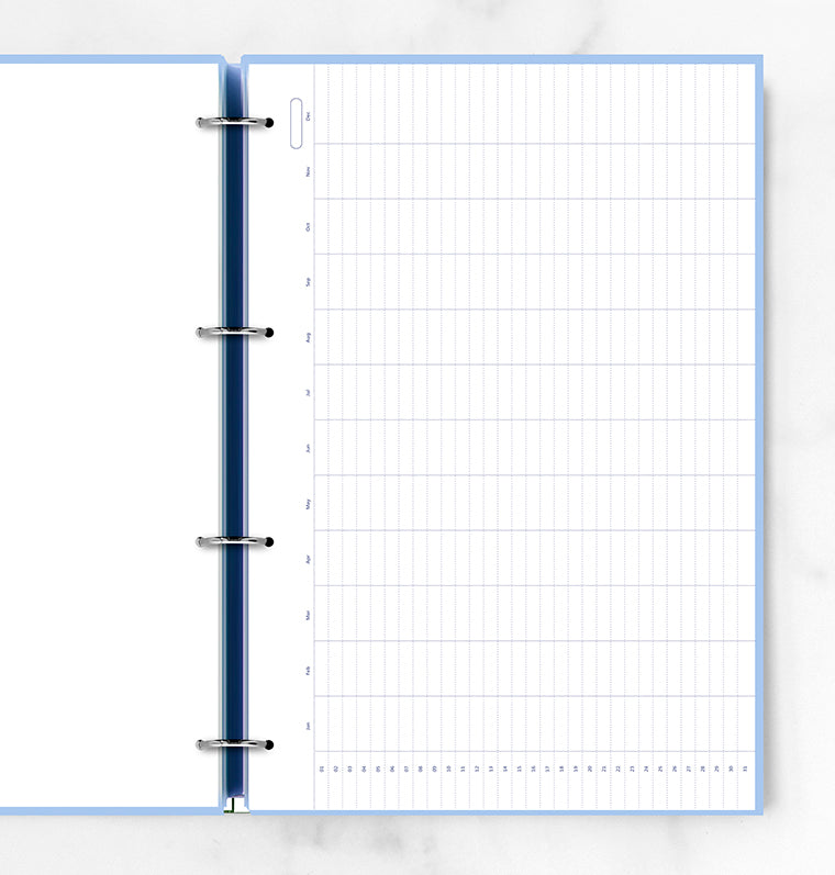 filofax-clipbook-jahresplaner-undatiert-a4-flexible-einlage image 2