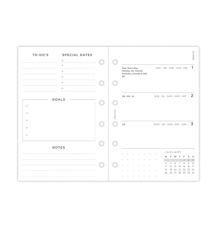 filofax-minimal-kalendereinlage-pocket-2027-1-woche-2-seiten-horizontal image 7