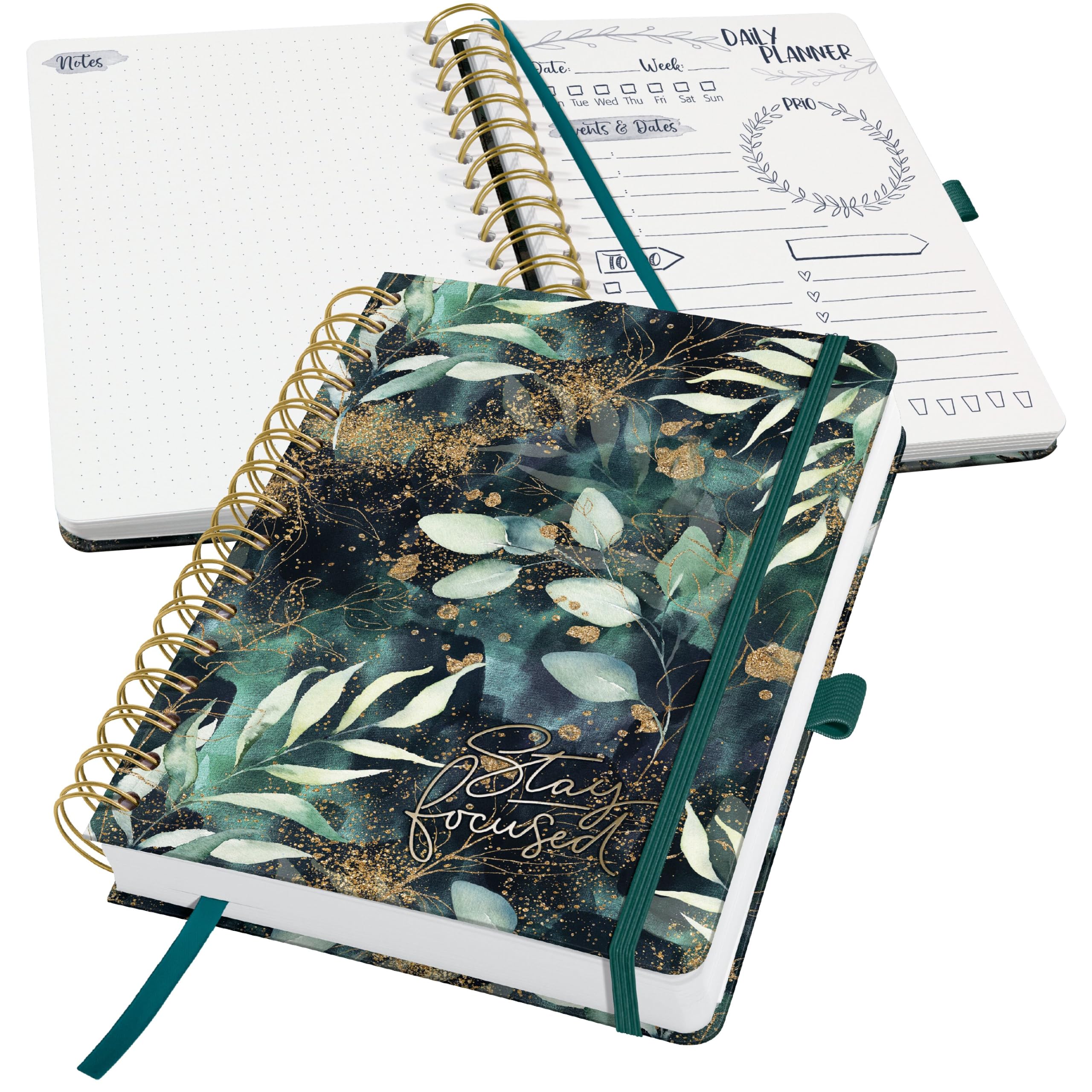 sigel-jolie-tagesplaner-undatiert-a5-hardcover-flower-love-jp200 image 5