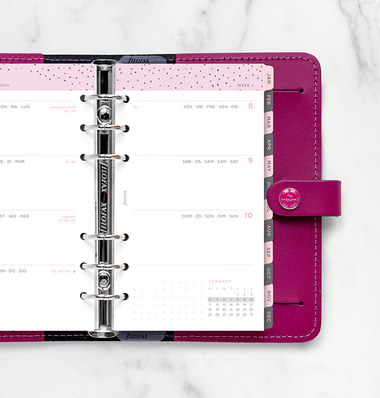 filofax-confetti-kalender-2027-personal-1-woche-2-seiten-horizontal image 2