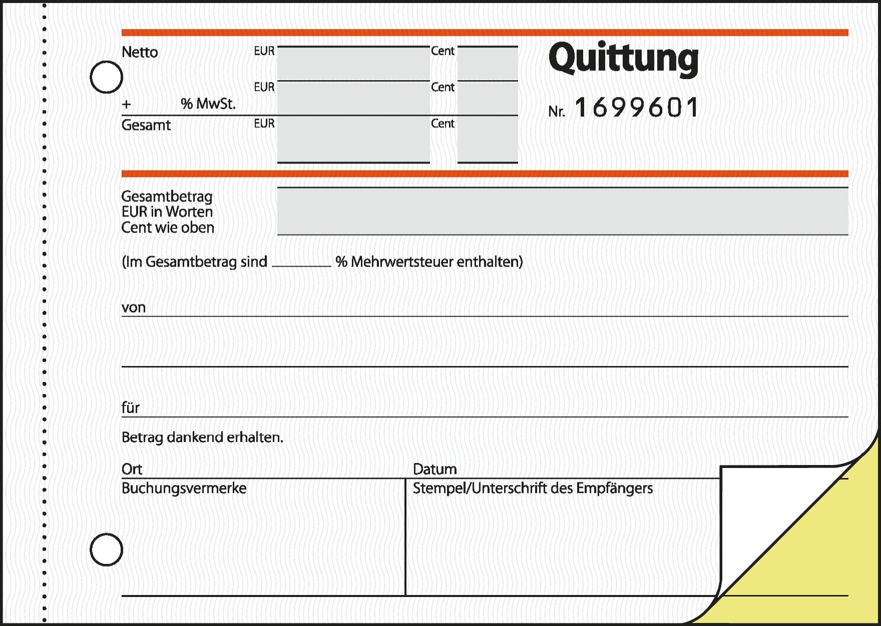 sigel-quittungsblock-a6-quer-nummeriert-2x50-blatt-selbstdurchschreibend image 3