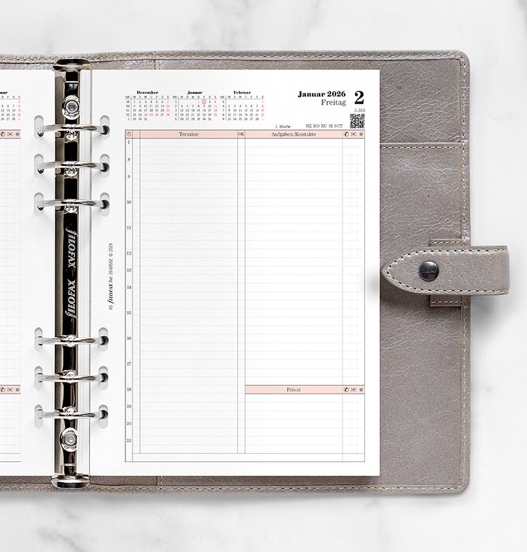 filofax-kalendereinlage-2026-professional-a5-1-tag-1-seite-deutsch image 2