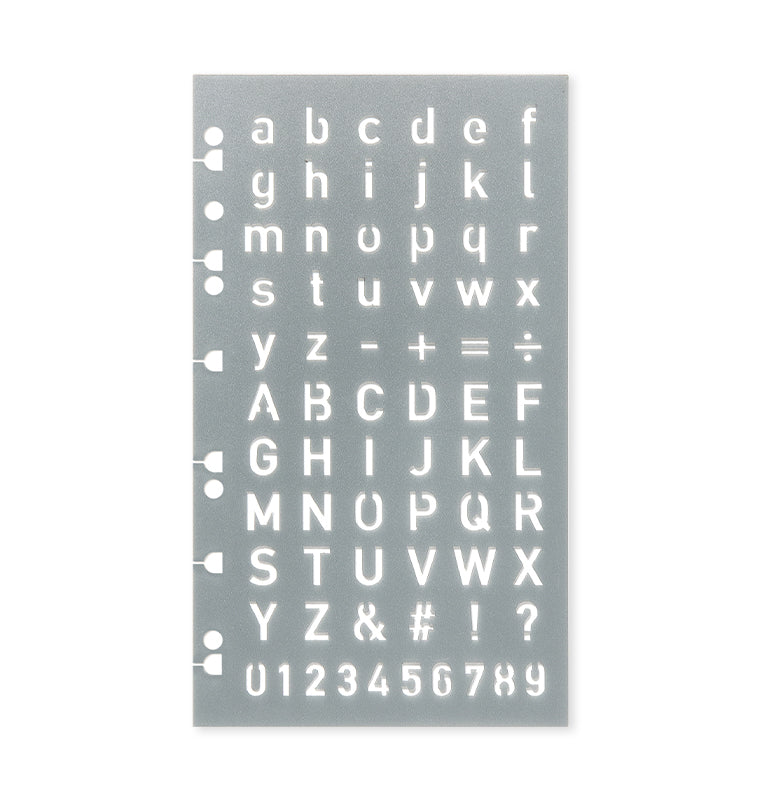 filofax-buchstabenschablone-planungs-schablone-f-r-personal-a5-a4 image 1