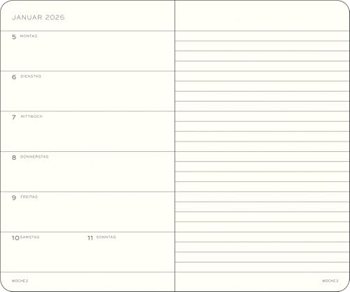 leuchtturm1917-wochenkalender-notizbuch-pocket-a6-2026-ink-deutsch-softcover image 5
