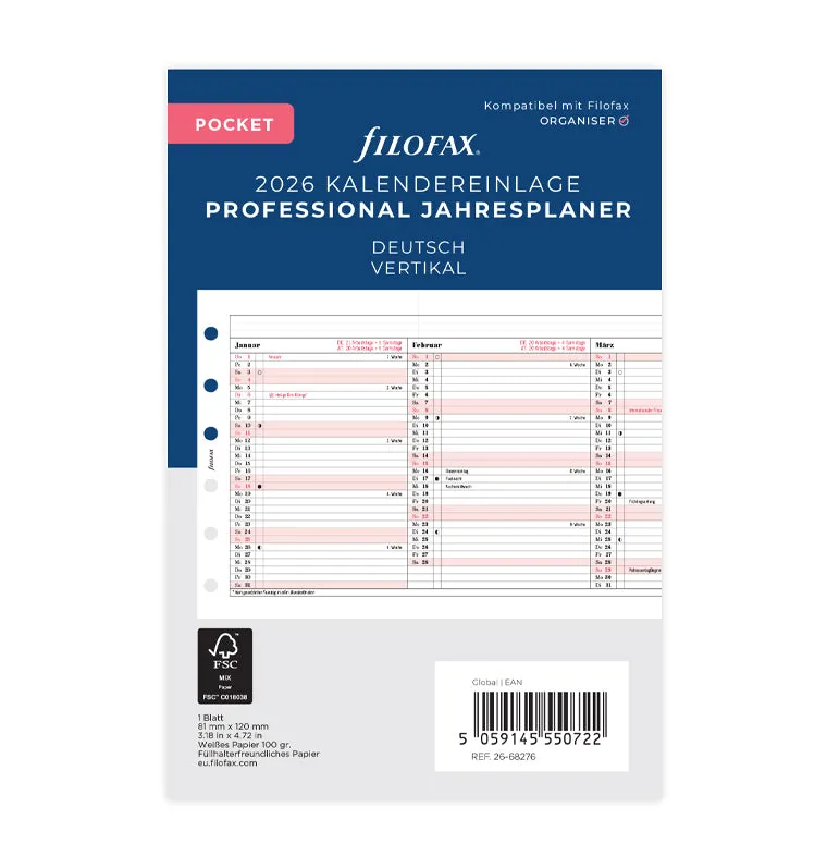 filofax-jahresplaner-deutsch-pocket-2026-professional image 1