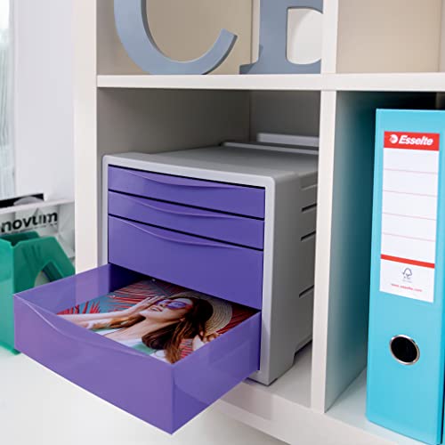esselte-colour-breeze-schubladenset-4-schubladen-lavendel-628458 image 7