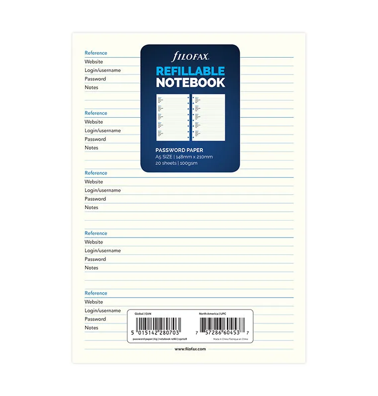 filofax-passw-rter-einlage-a5-f-r-notebook image 1