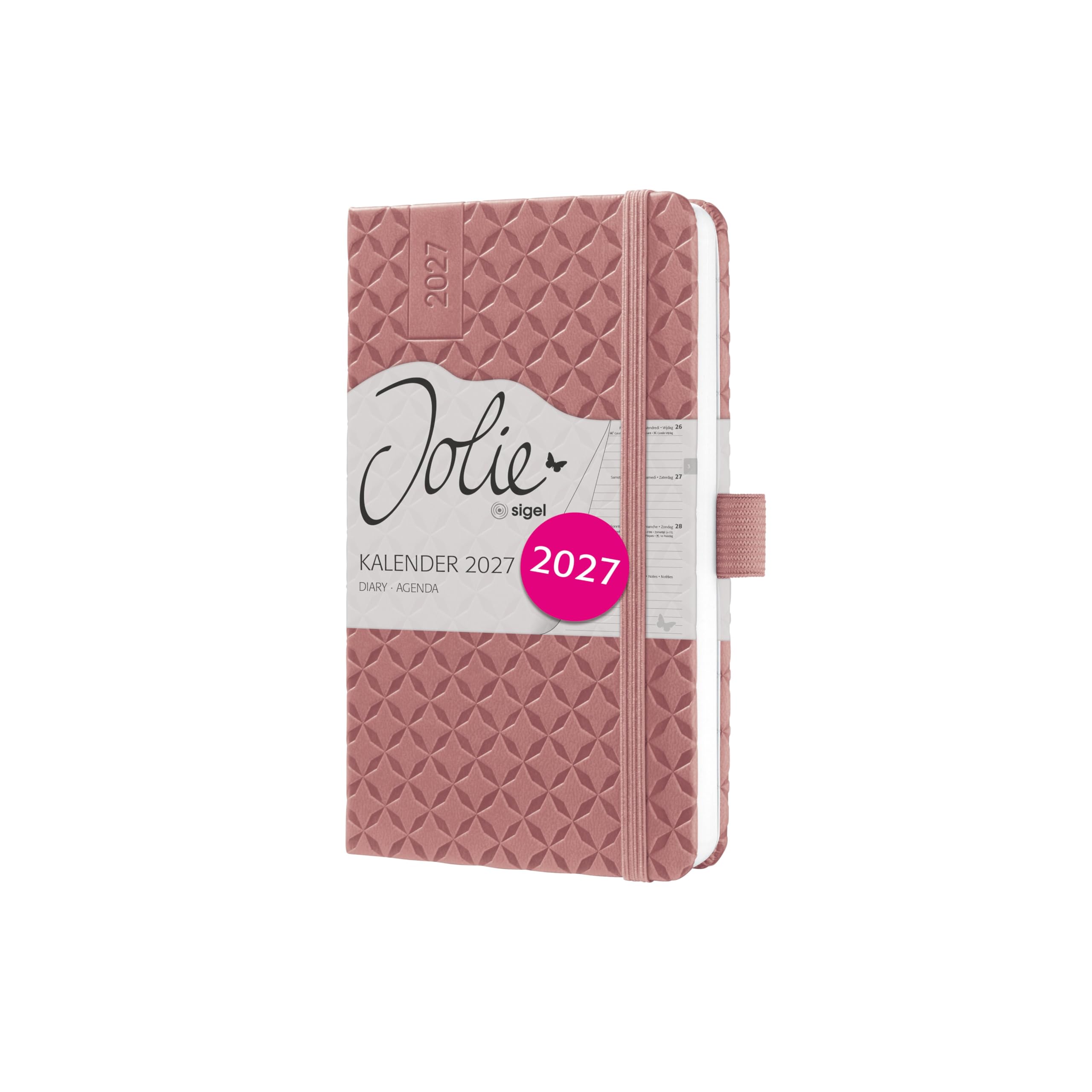 sigel-jolie-wochenkalender-2027-a6-petrol-hardcover-terminplaner image 6