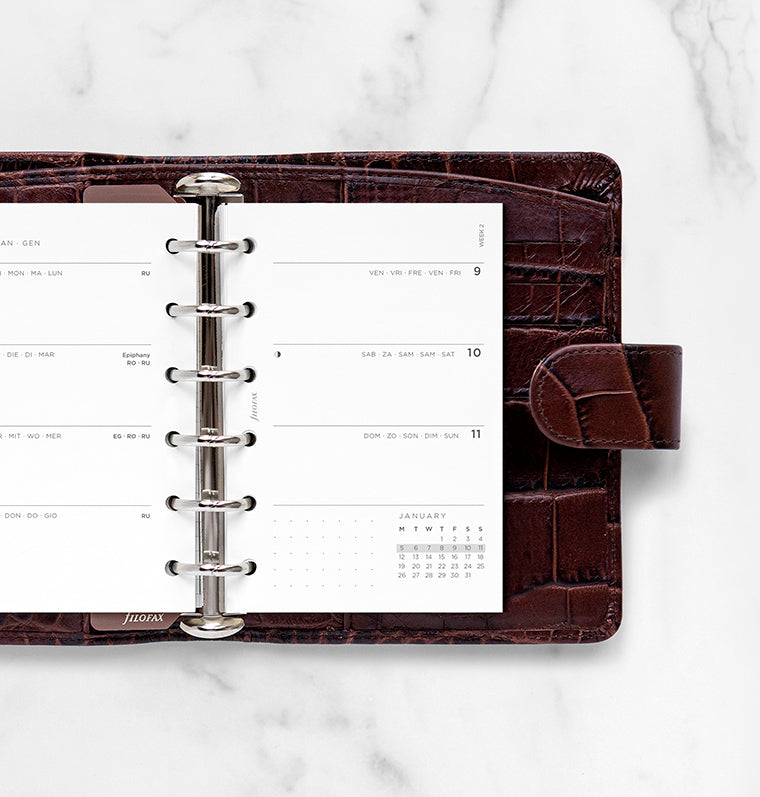 filofax-minimal-kalendereinlage-pocket-2026-1-woche-2-seiten image 2