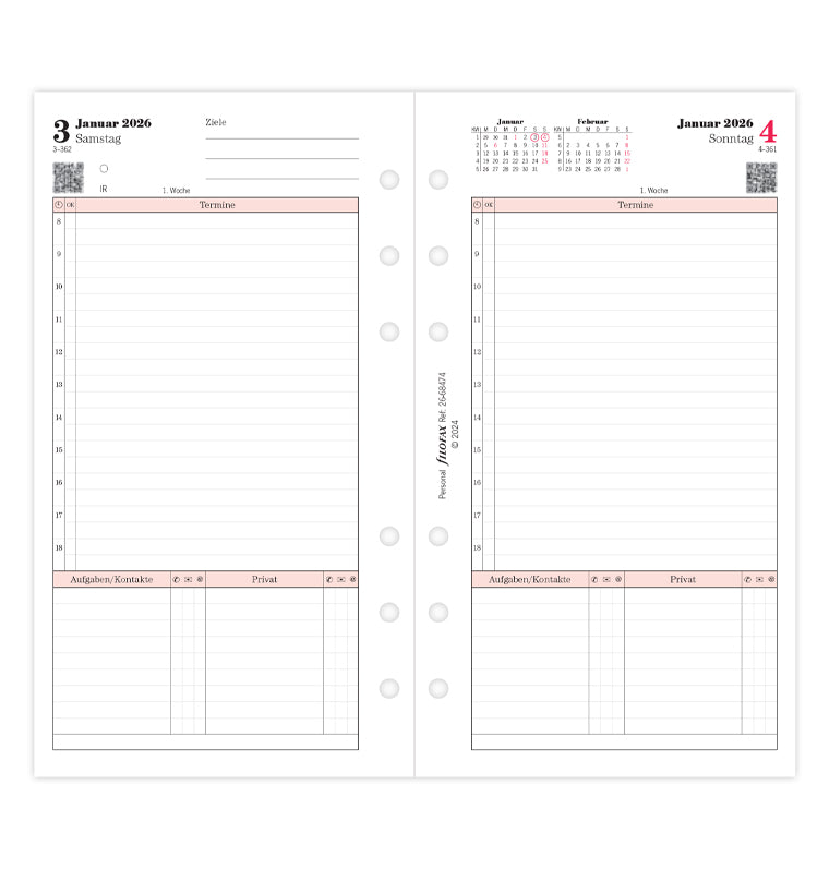 filofax-professional-personal-2026-kalendereinlage-1-tag-1-seite-deutsch image 4