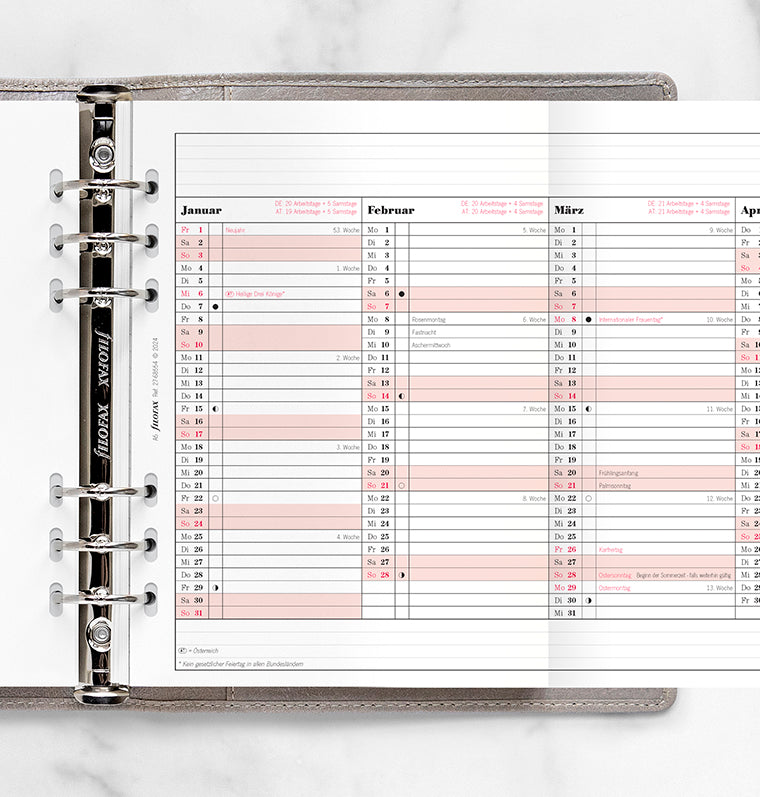 filofax-professional-jahresplaner-deutsch-a5-2027-leporello image 2