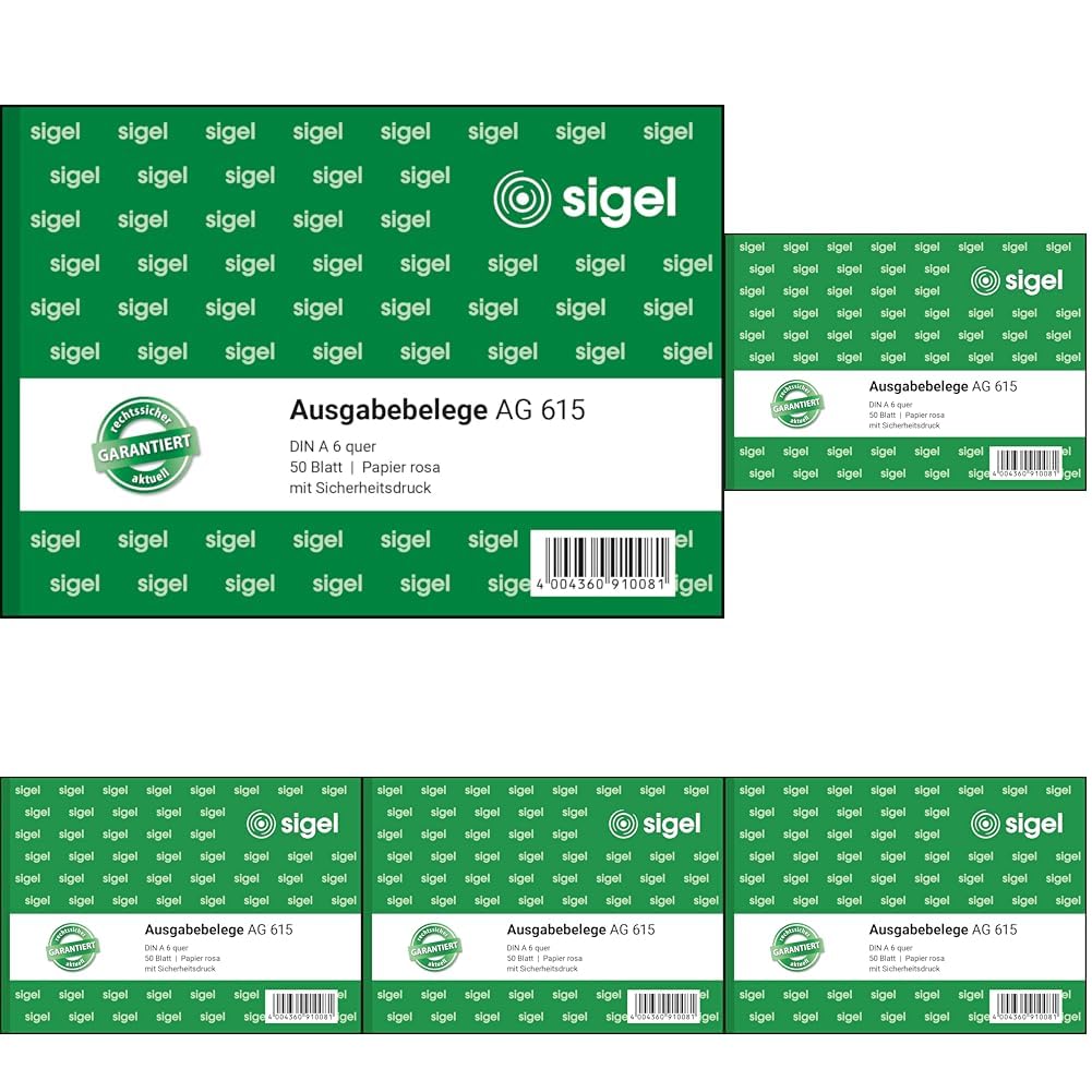sigel-ausgabebeleg-a6-quer-formularblock-50-blatt-mit-mwst-nachweis image 7