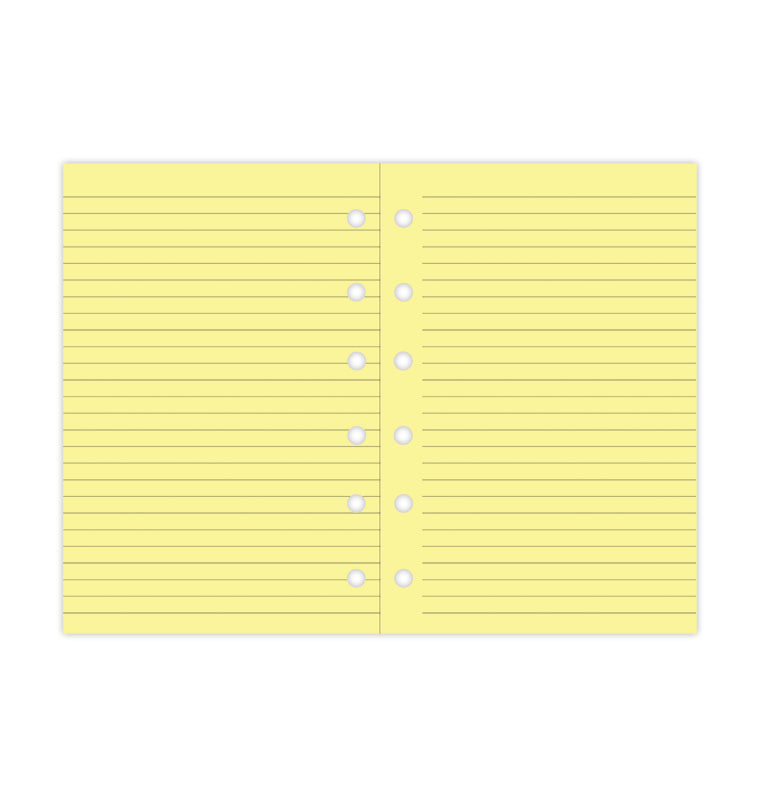 filofax-notizpapier-gelb-liniert-pocket-20-blatt image 5