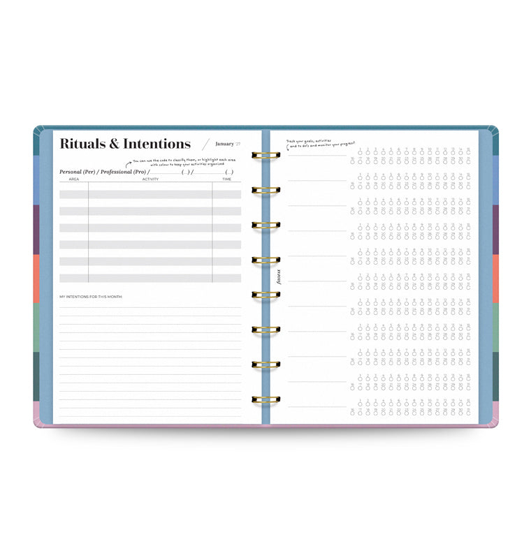 filofax-ultimate-life-companion-planner-a5-colour-stripes-soft-2027 image 4