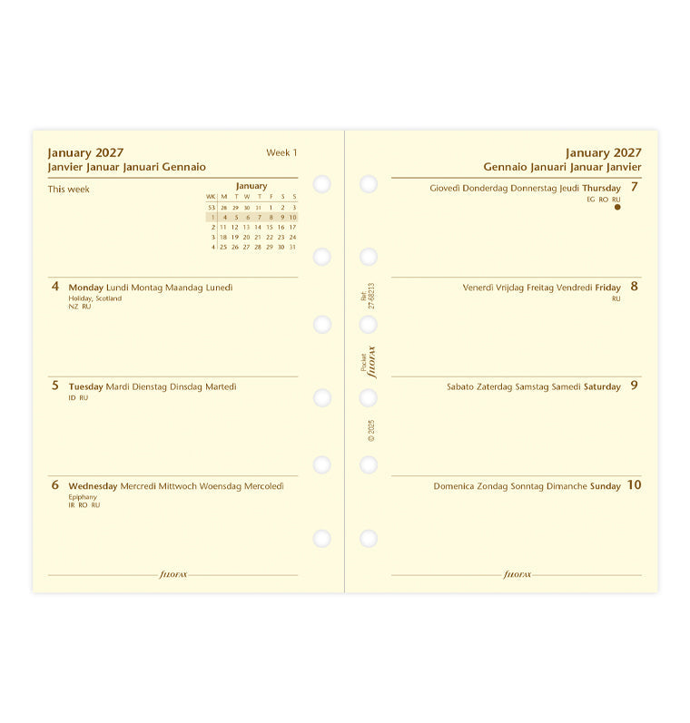 filofax-kalendereinlage-pocket-2027-1-woche-2-seiten-multilingual image 4