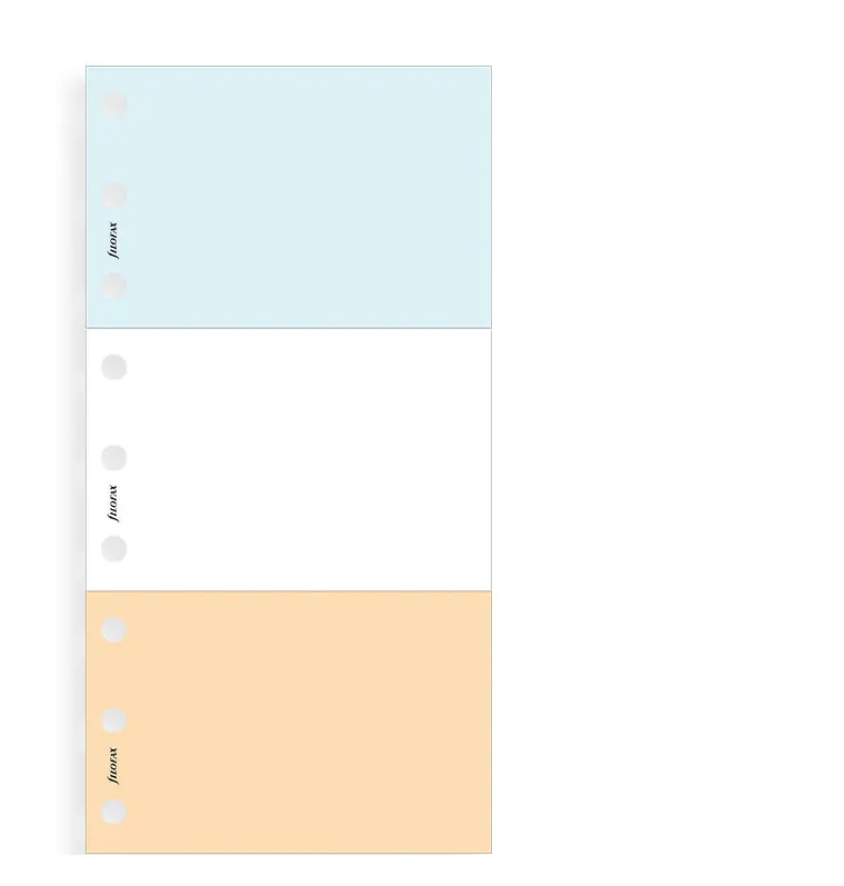 filofax-jot-pads-3er-pack-white-blue-salmon-einheftbl-cke image 1