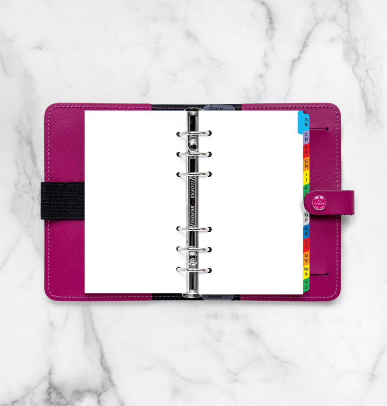 filofax-a-z-register-bunt-personal-organizer-einlage image 2