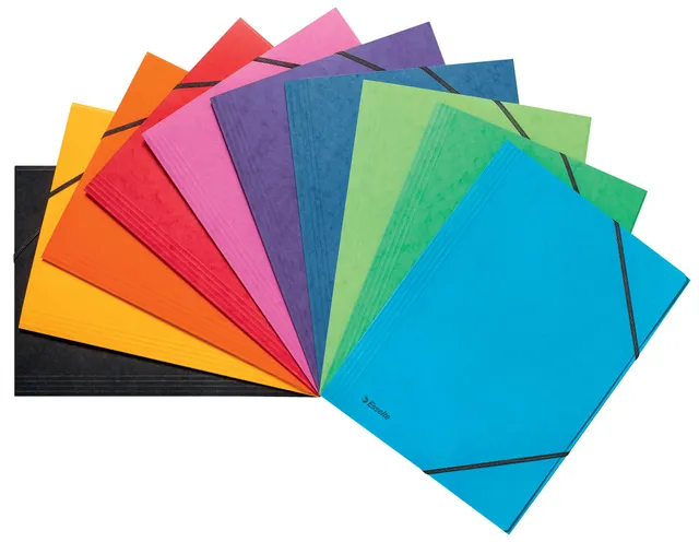 esselte-eckspannermappe-a4-10er-pack-farben-set-390-g-m-628938 image 1