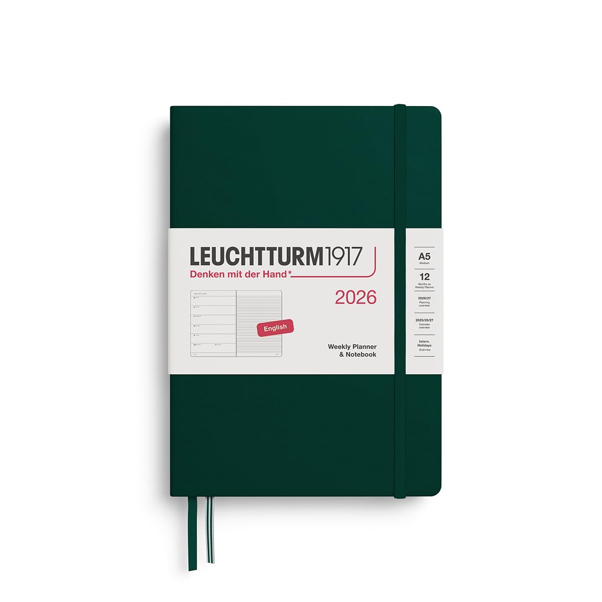 leuchtturm1917-wochenkalender-notizbuch-medium-a5-2026-salbei-englisch image 8