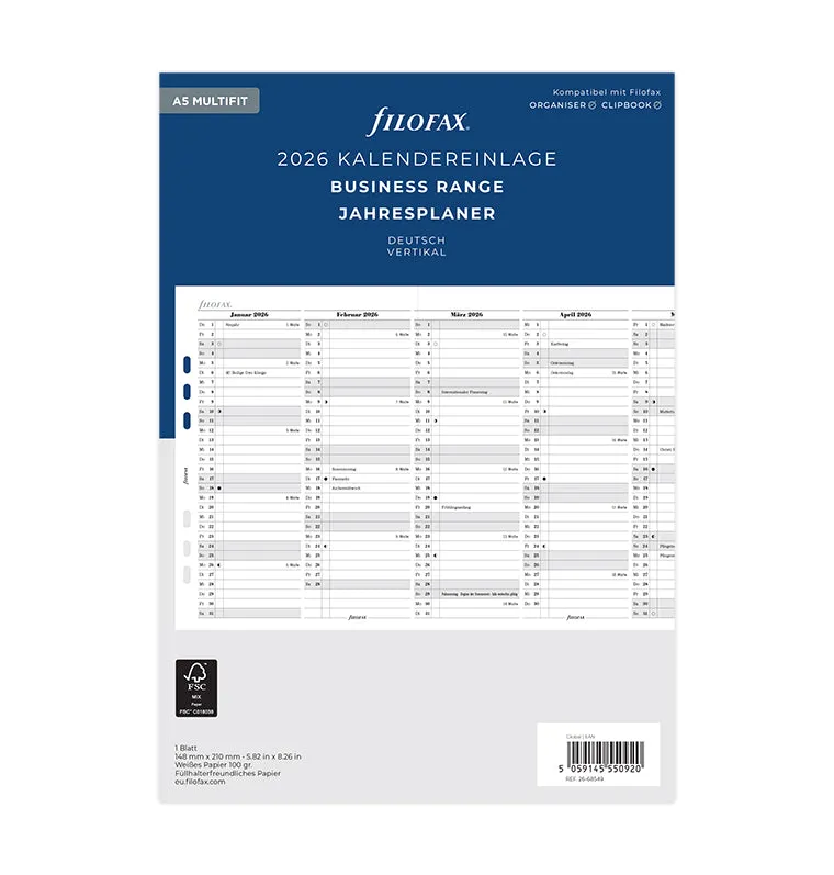filofax-jahresplaner-2026-deutsch-a5-leporello-zum-ausklappen image 1