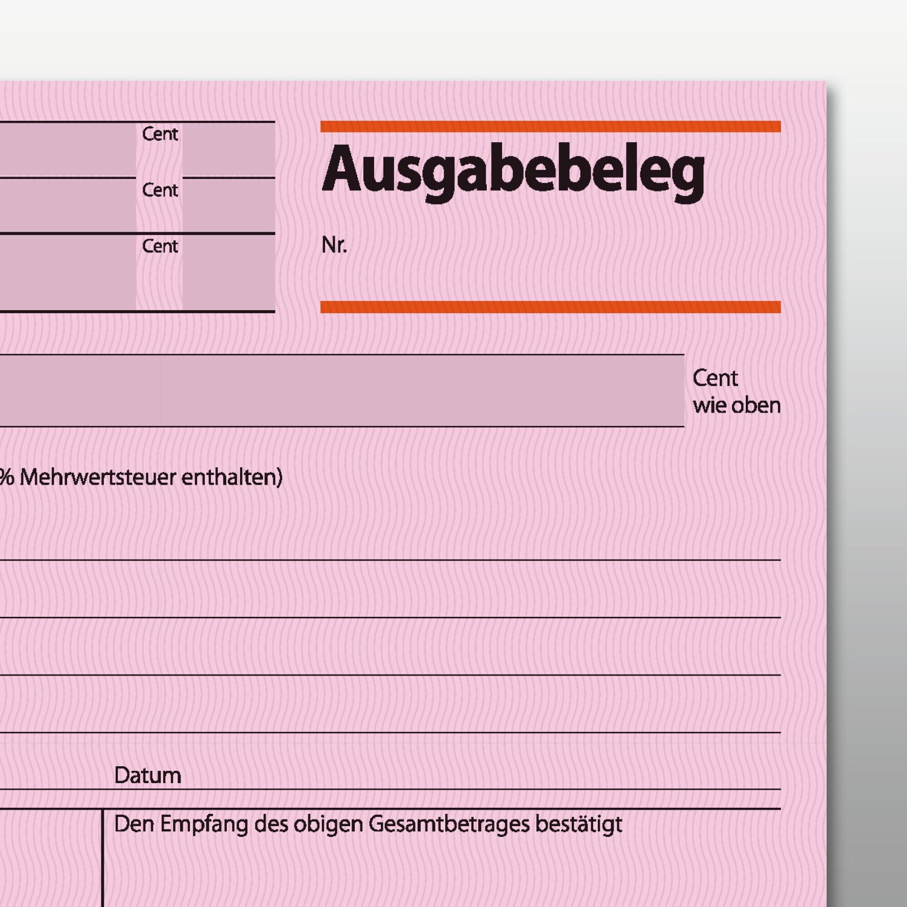 sigel-ausgabebeleg-a6-quer-formularblock-50-blatt-mit-mwst-nachweis image 3