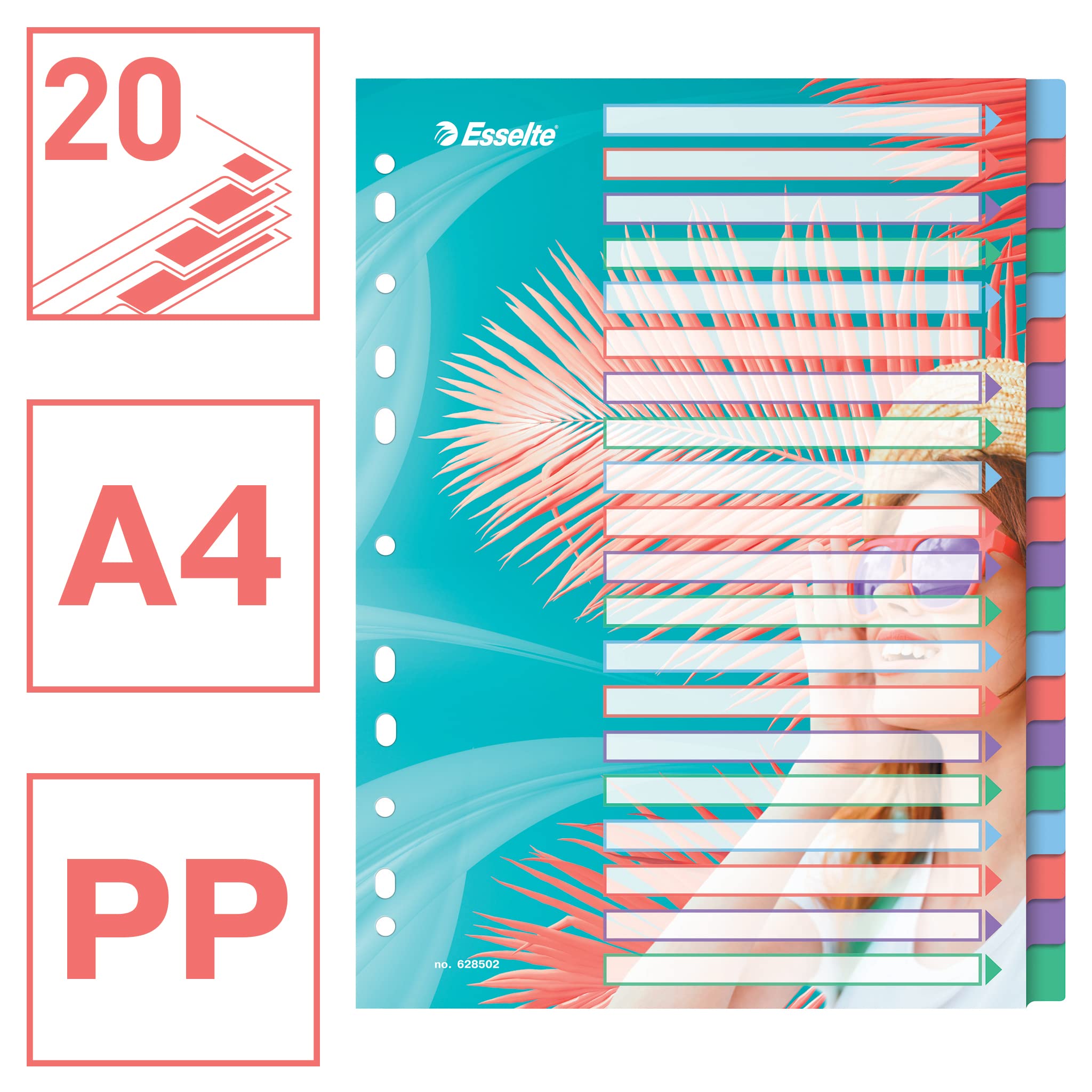 esselte-colour-breeze-a4-register-1-20-20-trennbl-tter-mehrfarbig image 2