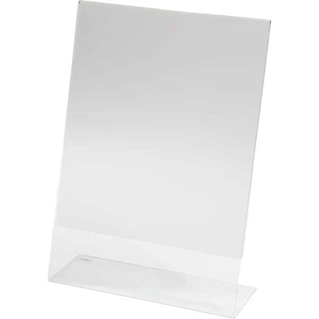 sigel-tischaufsteller-acryl-a4-schr-g-glasklar-eyestyle image 1