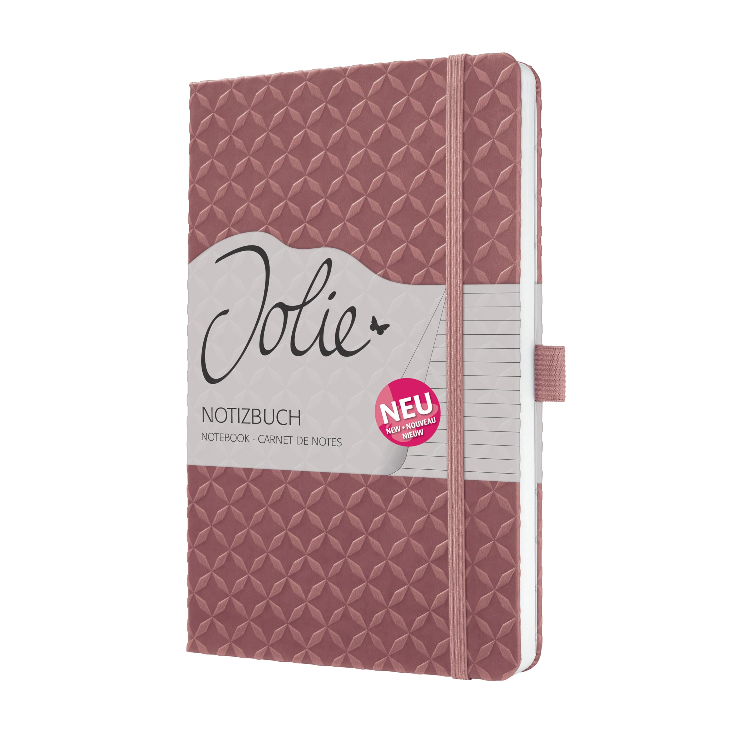 sigel-jolie-notizbuch-a5-liniert-hardcover-dunkelrot image 5