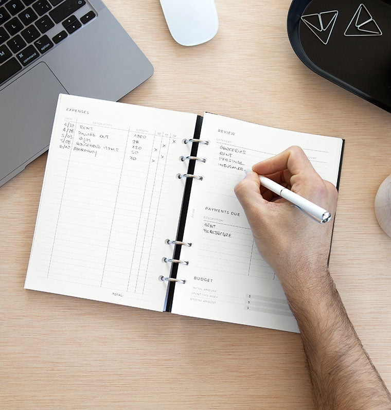 filofax-expense-tracker-a5-ausgabenplaner-einlage image 5
