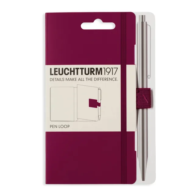leuchtturm1917-pen-loop-stiftschlaufe-selbstklebend-port-red-40-x-40-mm image 1