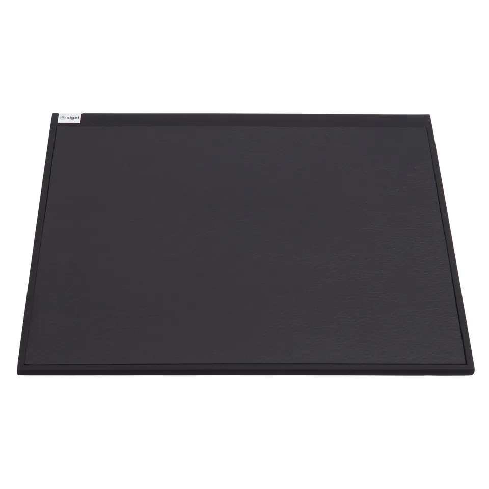 sigel-cintano-mauspad-sa532-lederimitat-schwarz-22-x-20-cm image 1