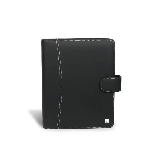 time-system-montana-a5-ringbuch-35-mm-schwarz-mit-verschlusslasche image 1