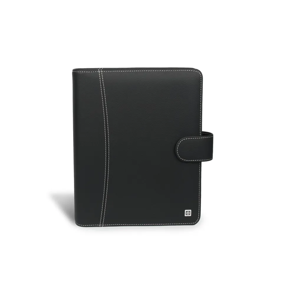 time-system-montana-a5-ringbuch-35-mm-schwarz-mit-verschlusslasche image 1