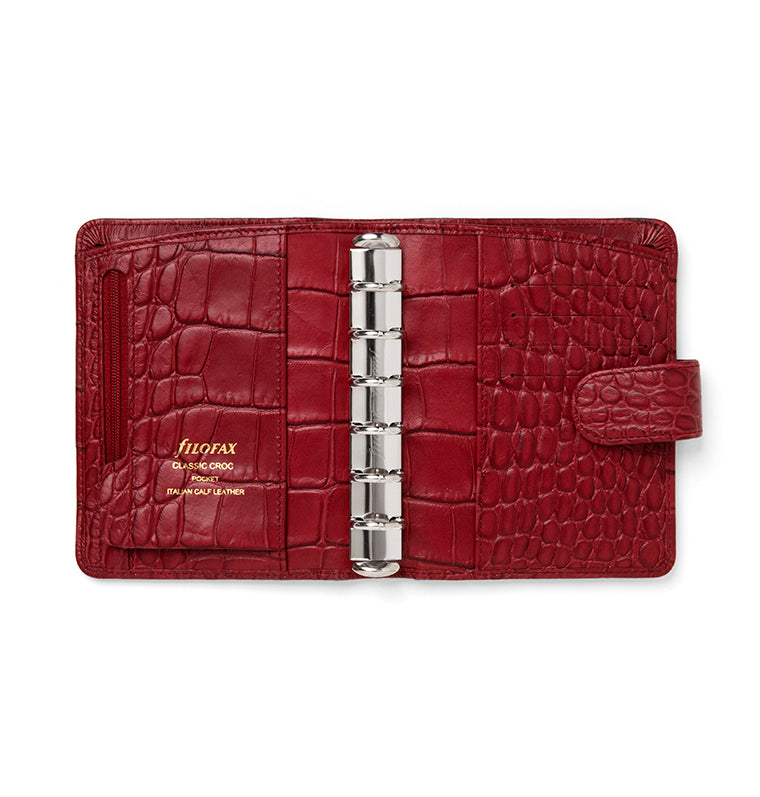 filofax-classic-croc-pocket-organiser-kalbleder image 7