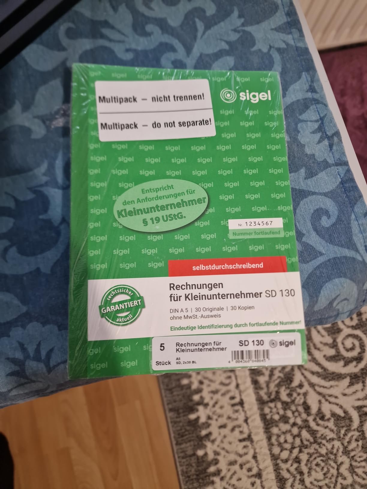 In Ordnung für wenig Rechnungen