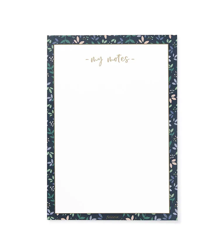 filofax-garden-my-notes-notizblock-a5-mit-blumenmuster image 1