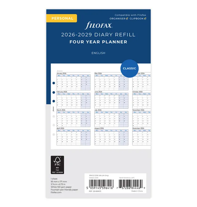 filofax-4-jahresplaner-2026-2029-personal-englisch-leporello image 1