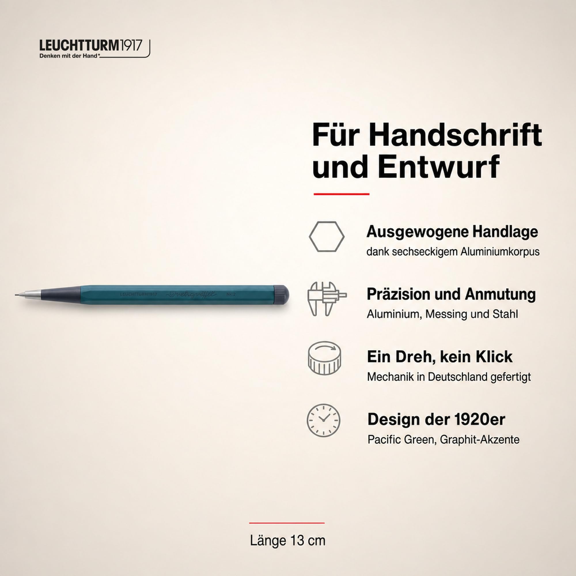 leuchtturm1917-drehgriffel-nr-2-druckbleistift-0-7-mm-aluminium image 2