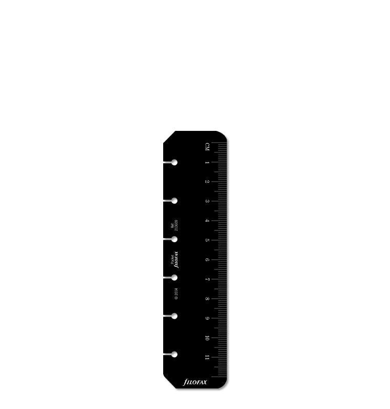 filofax-lineal-lesezeichen-schwarz-pocket-planungshelfer image 1